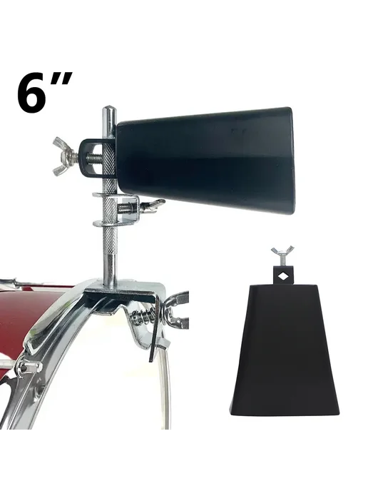 Крупный Cowbell для барабанов, веселый для концертов (6 дюйм